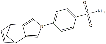 p-(4,7-Dihydro-4,7-methano-2H-isoindol-2-yl)benzenesulfonamide 结构式