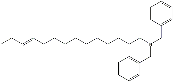(11-Tetradecenyl)dibenzylamine 结构式
