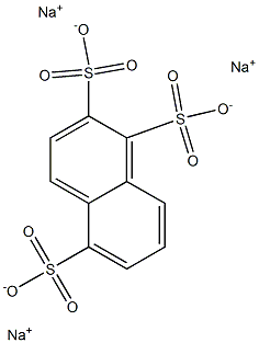 1,2,5-Naphthalenetrisulfonic acid trisodium salt 结构式