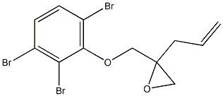 2,3,6-Tribromophenyl 2-allylglycidyl ether 结构式