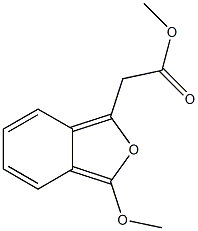 3-Methoxyisobenzofuran-1-acetic acid methyl ester 结构式