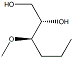 (2S,3R)-3-Methoxyhexane-1,2-diol 结构式