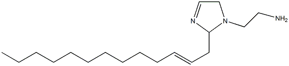 1-(2-Aminoethyl)-2-(2-tridecenyl)-3-imidazoline 结构式