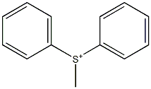 Methyldiphenylsulfonium 结构式