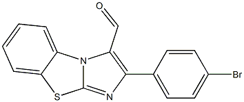 2-(4-Bromophenyl)imidazo[2,1-b]benzothiazole-3-carbaldehyde 结构式