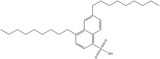 4,6-Dinonyl-1-naphthalenesulfonic acid 结构式