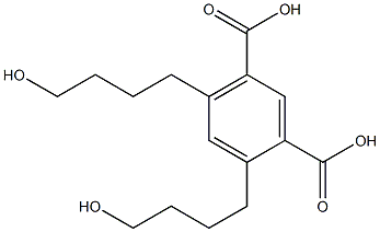 4,6-Bis(4-hydroxybutyl)isophthalic acid 结构式