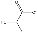 2-Hydroxypropanoate 结构式