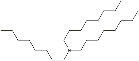 N,N-Dioctyl-2-octenylamine 结构式