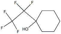 1-(Pentafluoroethyl)cyclohexanol 结构式