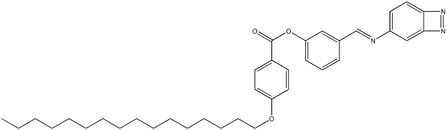 4-(Hexadecyloxy)benzoic acid 3-[(azobenzen-4-yl)iminomethyl]phenyl ester 结构式