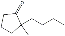 2-Butyl-2-methylcyclopentan-1-one 结构式