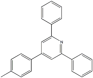 4-(4-Methylphenyl)-2,6-diphenylpyridine 结构式