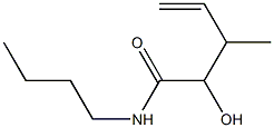 N-Butyl-2-hydroxy-3-methyl-4-pentenamide 结构式