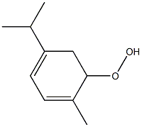 p-Mentha-1,3-dien-6-yl hydroperoxide 结构式