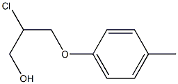 2-Chloro-3-(p-methylphenoxy)-1-propanol 结构式