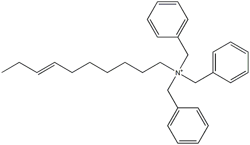 (7-Decenyl)tribenzylaminium 结构式