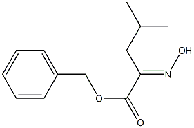 2-Hydroxyimino-4-methylpentanoic acid benzyl ester 结构式