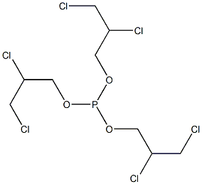 Phosphorous acid tris(2,3-dichloropropyl) ester 结构式