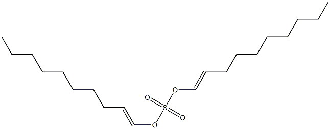 Sulfuric acid di(1-decenyl) ester 结构式