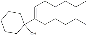 1-[(E)-1-Pentyl-1-heptenyl]cyclohexan-1-ol 结构式