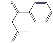 1-Phenyl-2,3-dimethyl-3-butene-1-one 结构式