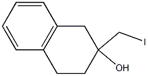 2-(Iodomethyl)tetralin-2-ol 结构式