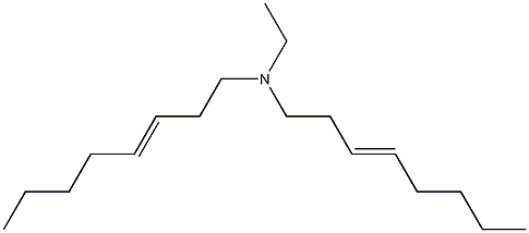 N-Ethyl-N,N-di(3-octenyl)amine 结构式