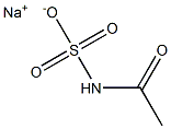 N-Acetylsulfamic acid sodium salt 结构式