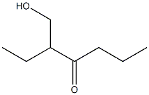 3-(Hydroxymethyl)heptane-4-one 结构式