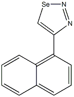 4-(1-Naphtyl)-1-selena-2,3-diazacyclopenta-2,4-diene 结构式