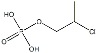 Phosphoric acid dihydrogen (2-chloropropyl) ester 结构式