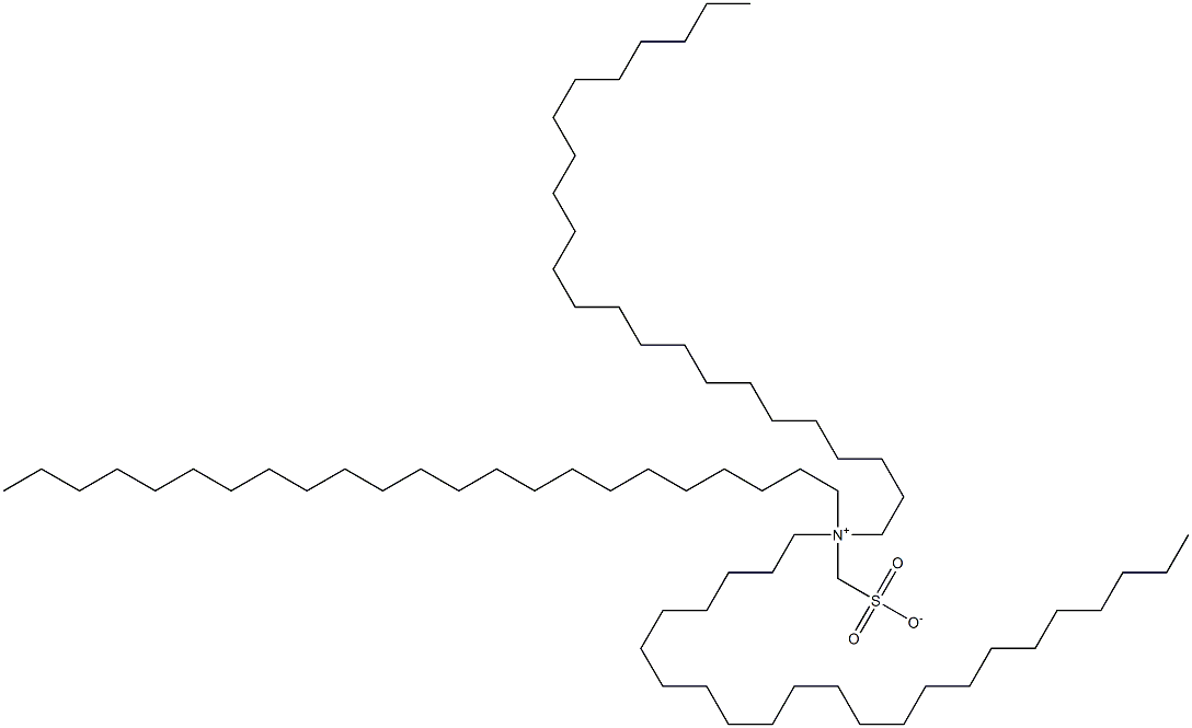 N,N-Ditricosyl-N-sulfonatomethyl-1-tricosanaminium 结构式