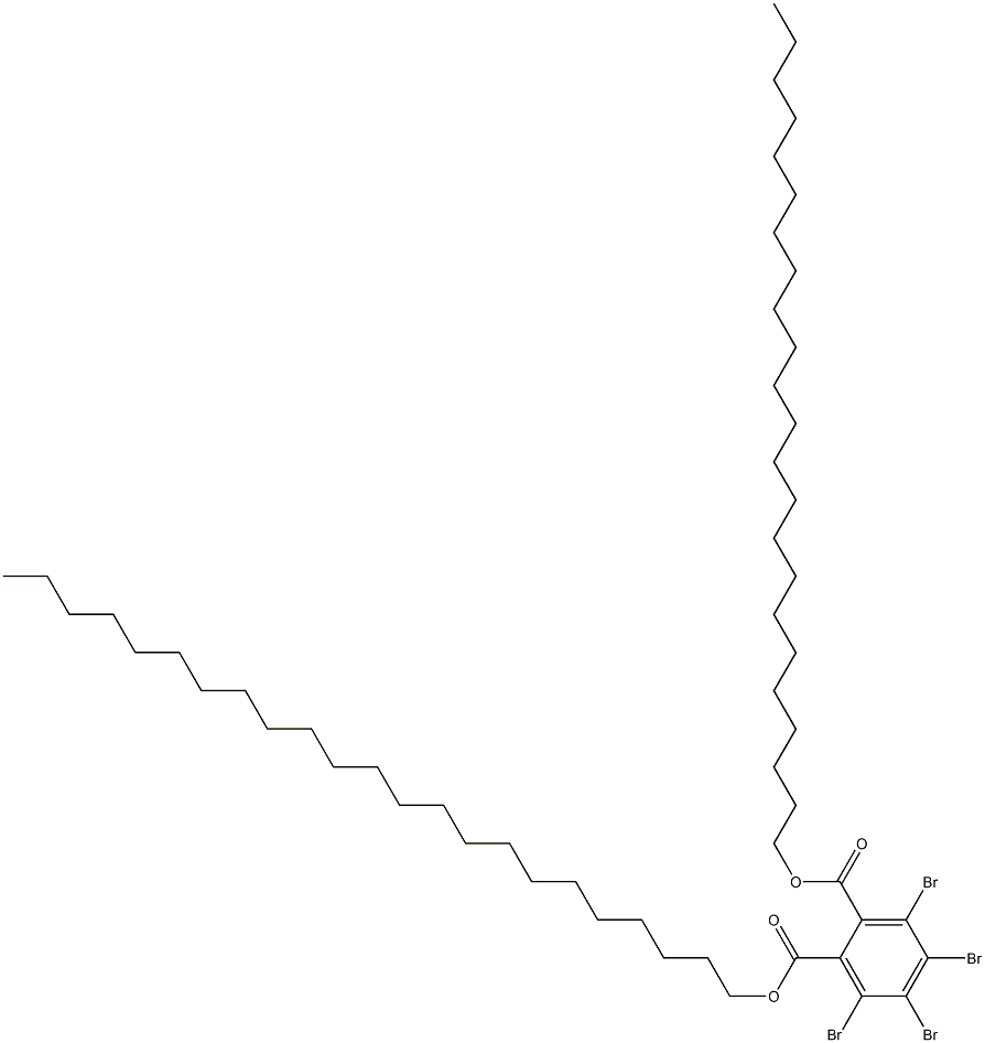 Tetrabromophthalic acid ditricosyl ester 结构式