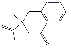 3-Methyl-3-(1-methylethenyl)-3,4-dihydronaphthalen-1(2H)-one 结构式