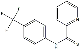 N-[4-Trifluoromethylphenyl]pyridine-2-carbothioamide 结构式