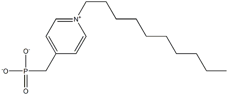 4-Phosphonatomethyl-1-decylpyridinium 结构式