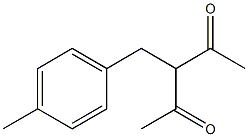 4-(4-Methylphenyl)-3-acetyl-2-butanone 结构式