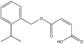 Maleic acid hydrogen 1-(o-isopropylbenzyl) ester 结构式