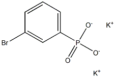 3-Bromophenylphosphonic acid dipotassium salt 结构式