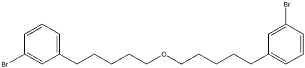 3-Bromophenylpentyl ether 结构式