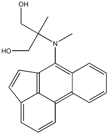 2-[(Acephenanthrylen-6-yl)methylamino]-2-methyl-1,3-propanediol 结构式