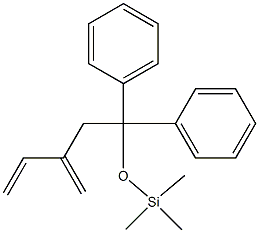 3-Methylene-5,5-diphenyl-5-trimethylsiloxy-1-pentene 结构式