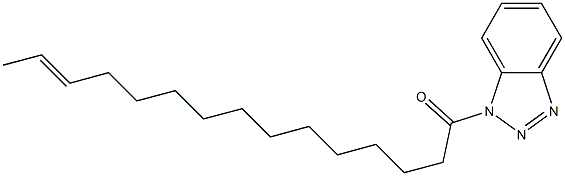 1-(13-Pentadecenoyl)-1H-benzotriazole 结构式