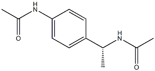 (+)-4'-[(R)-1-(Acetylamino)ethyl]acetanilide 结构式