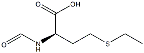 (R)-4-(Ethylthio)-2-(formylamino)butanoic acid 结构式