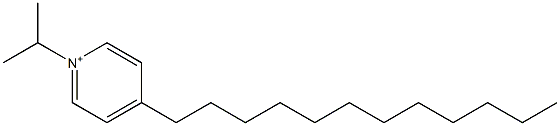 1-Isopropyl-4-dodecylpyridinium 结构式