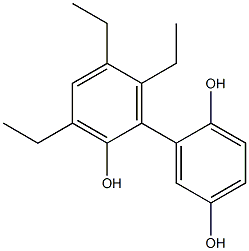 3',5',6'-Triethyl-1,1'-biphenyl-2,2',5-triol 结构式