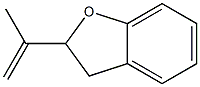 2,3-Dihydro-2-isopropenylbenzofuran 结构式