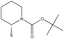 (2R)-1-(tert-Butyloxycarbonyl)-2-methylpiperidine 结构式